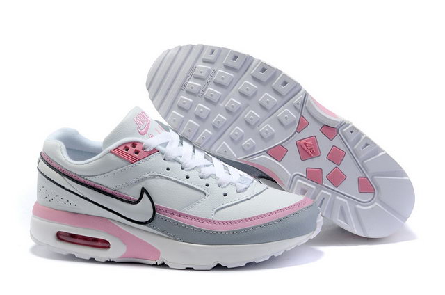 Womens Nike Air Max Classic BW White Pink Grey